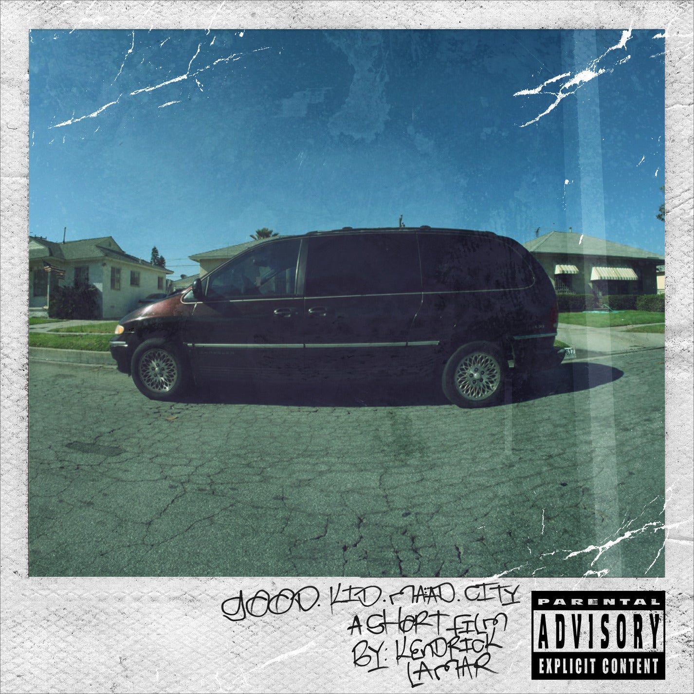 Crosley Record Storage Crate & Kendrick Lamar Good Kid, M.A.A.D City - Double Vinyl Album Bundle - SILBERSHELL