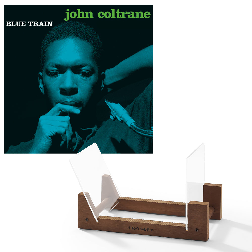 John Coltrane Blue Train - Vinyl Album & Crosley Record Storage Display Stand - SILBERSHELL