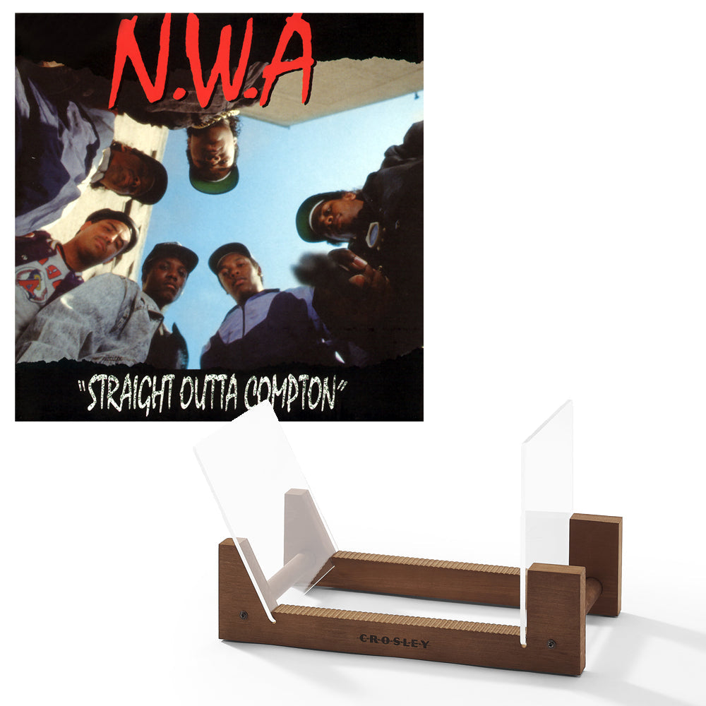 N.W.A. Straight Outta Compton - Vinyl Album & Crosley Record Storage Display Stand - SILBERSHELL