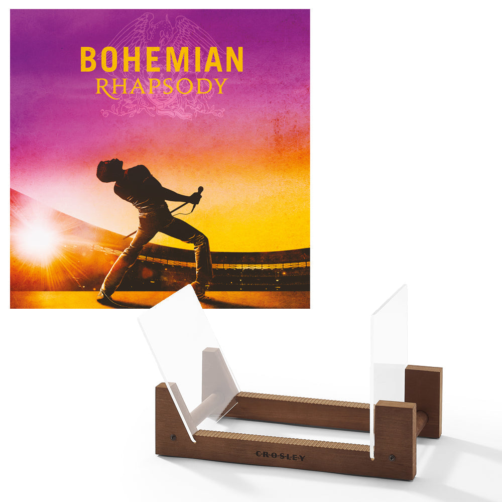 Queen - Bohemian Rhapsody - Double Vinyl Album & Crosley Record Storage Display Stand - SILBERSHELL