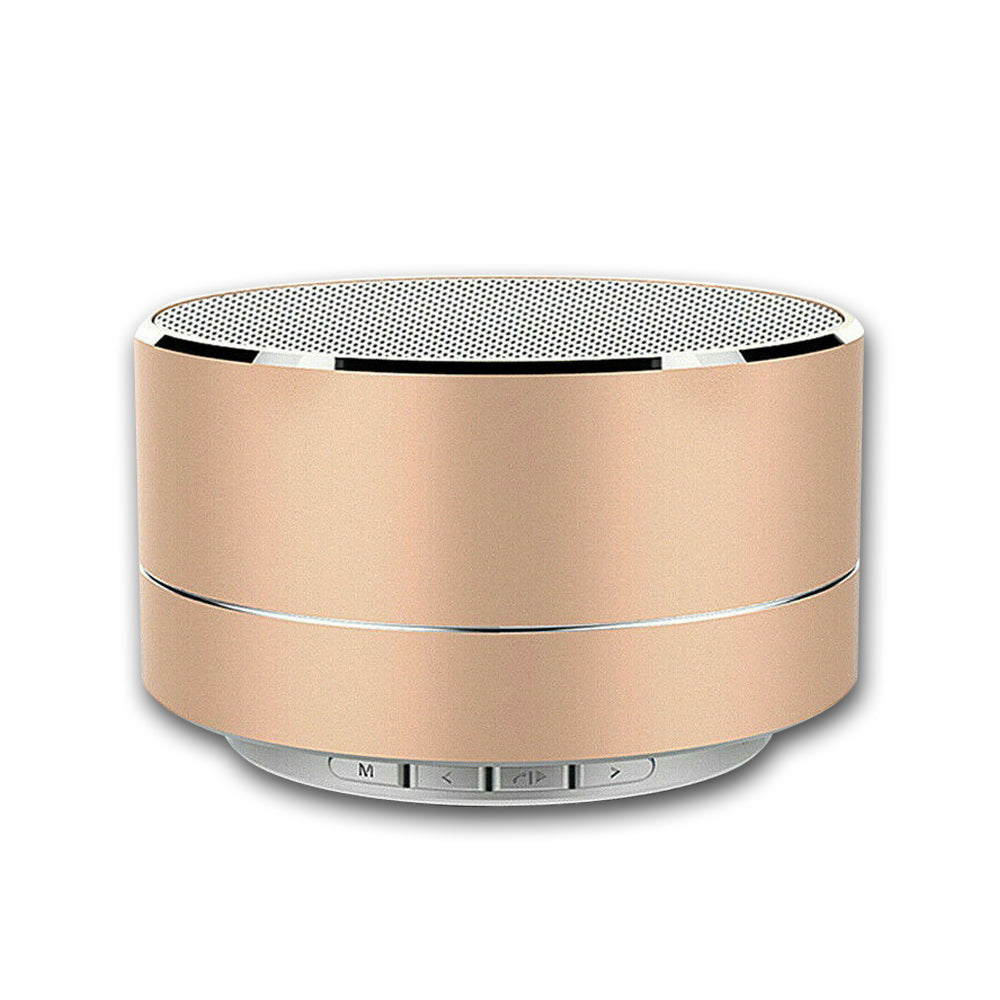 Bluetooth Speakers Portable Wireless Speaker Music Stereo Handsfree Rechargeable (Gold) - SILBERSHELL