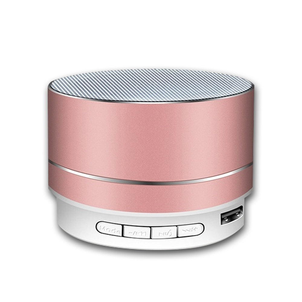 Bluetooth Speakers Portable Wireless Speaker Music Stereo Handsfree Rechargeable (Pink) - SILBERSHELL