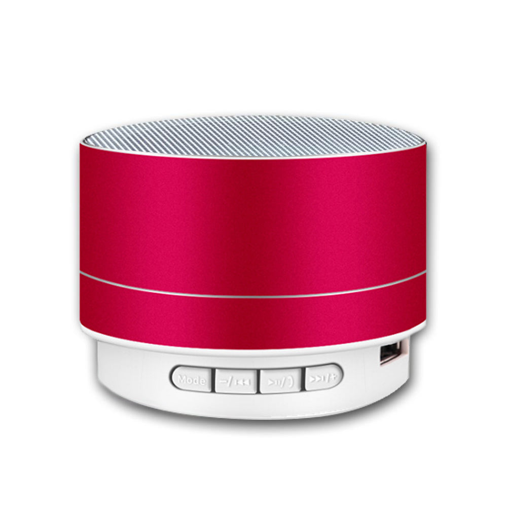 Bluetooth Speakers Portable Wireless Speaker Music Stereo Handsfree Rechargeable (Red) - SILBERSHELL