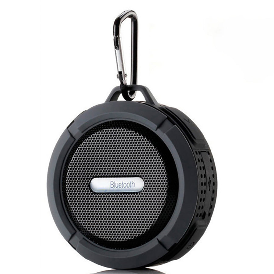 Portable Waterproof Wireless Mini Bluetooth Music Speaker (Black) - SILBERSHELL