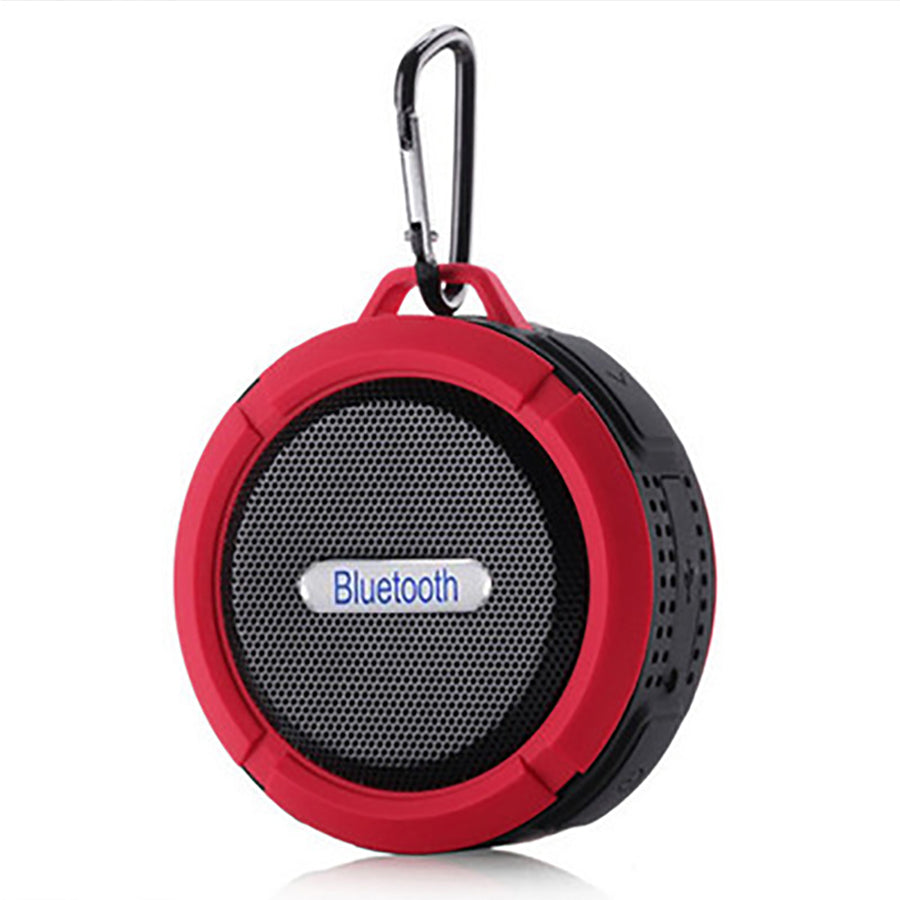 Portable Waterproof Wireless Mini Bluetooth Music Speaker (Red) - SILBERSHELL