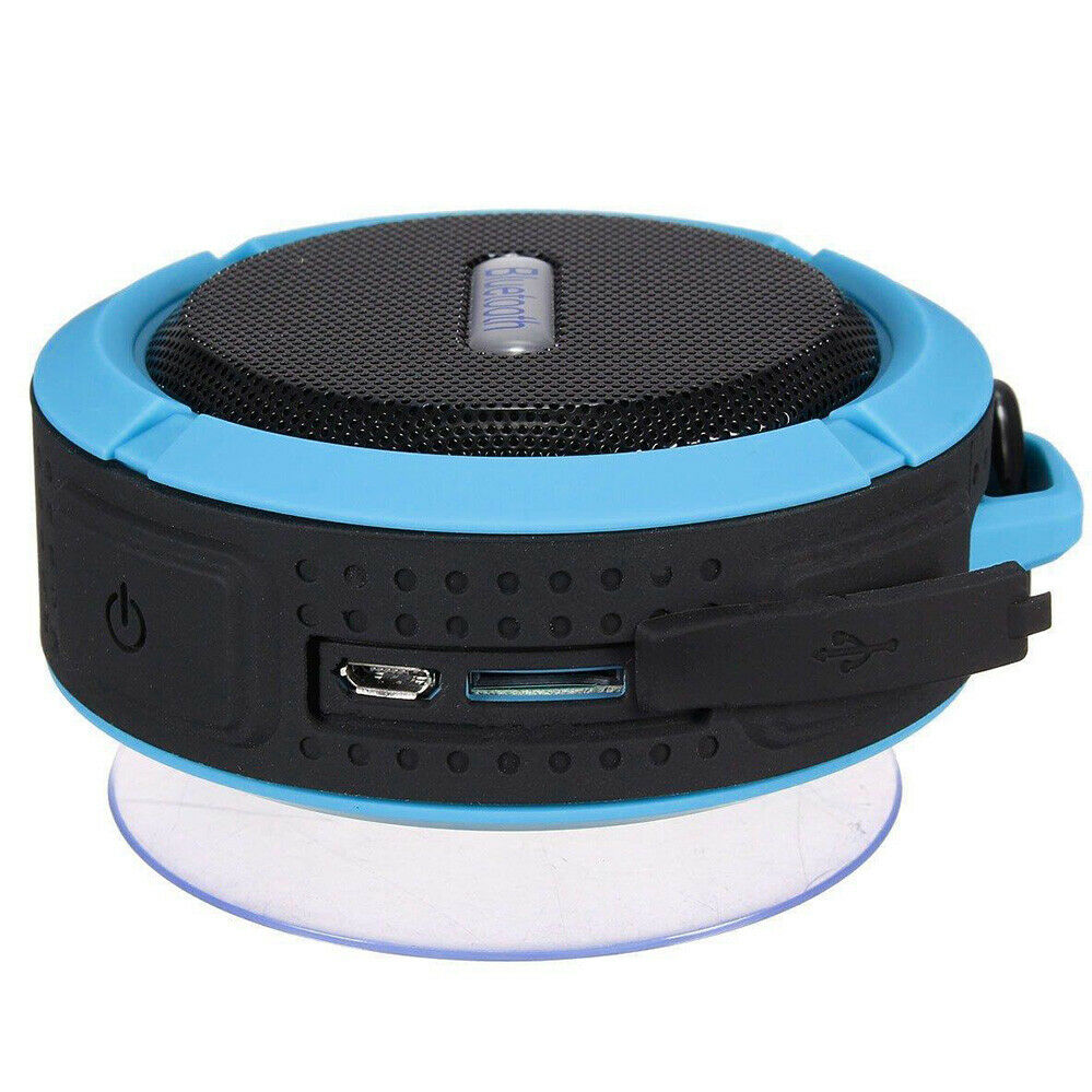 Portable Waterproof Wireless Mini Bluetooth Music Speaker (Blue) - SILBERSHELL