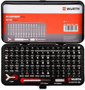 Wurth Universal 90pc Drill Bit Set - Assortment - SILBERSHELL