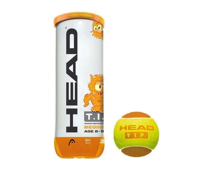 Head TIP 3 Tennis Balls Ball Can Game Play Sports Training Kids Children 8-9yr