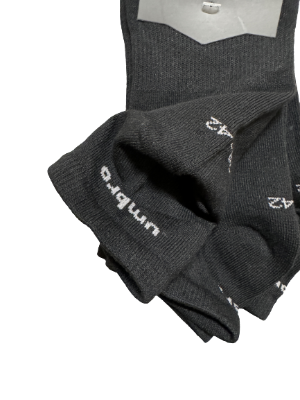 Umbro Mens Trainer Ankle Socks - Black - 1 Pack of 3 Pairs - EU 39-42