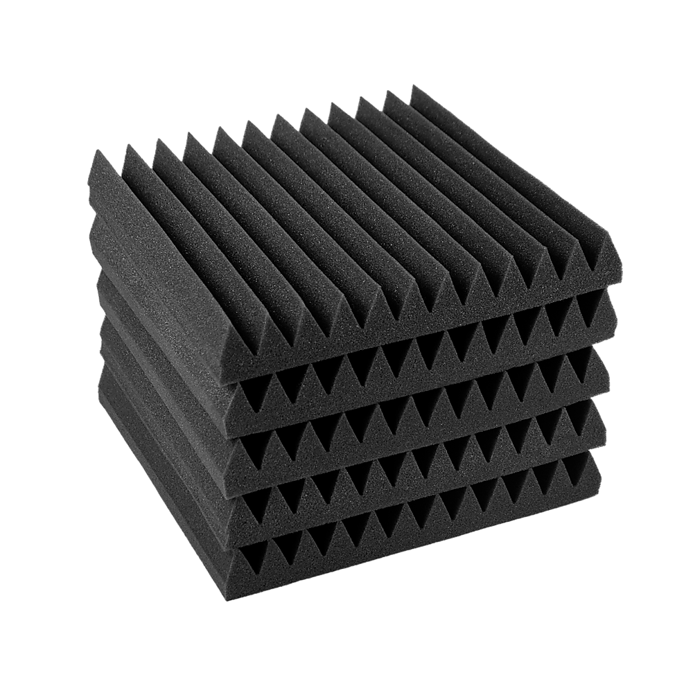 40pcs Studio Acoustic Foam Sound Absorbtion Proofing Panels Tiles Wedge 30X30CM - SILBERSHELL