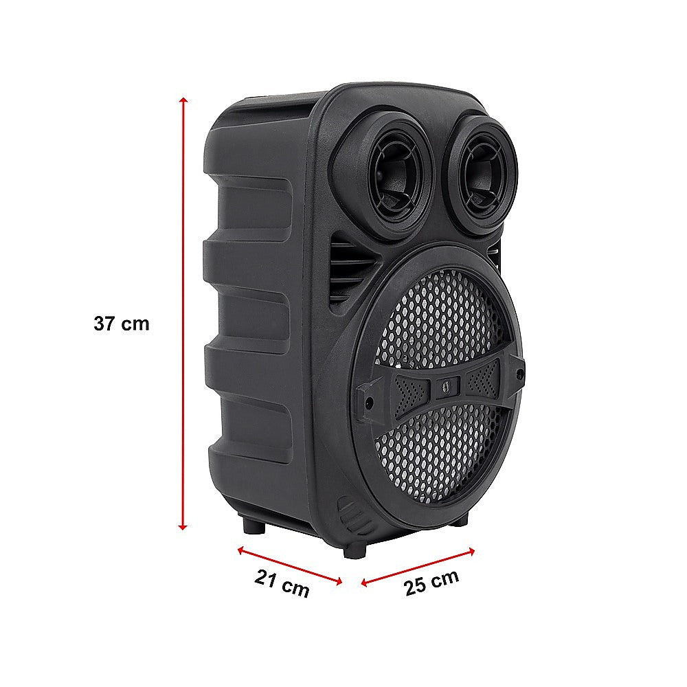 8" 1000W Portable FM Bluetooth Speaker Subwoofer Heavy Bass Sound System - SILBERSHELL