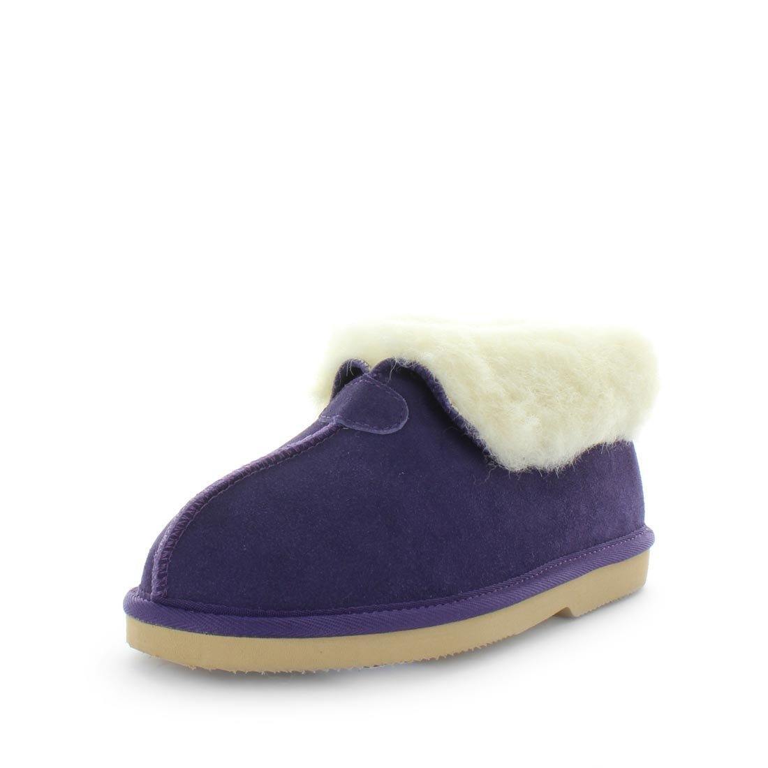 JUST BEE Women's COSA Slippers Purple 5US