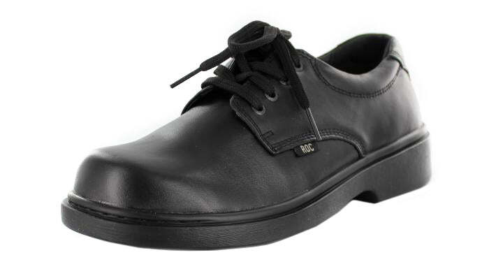 ROC SHOES Girl's STROBE School Black Shoe 11US