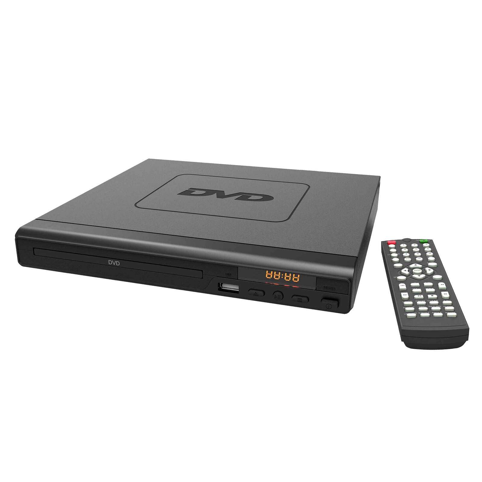 Mini-Size DVD Player (Black) w/ Multi-Region Set-up & Compact Size - SILBERSHELL