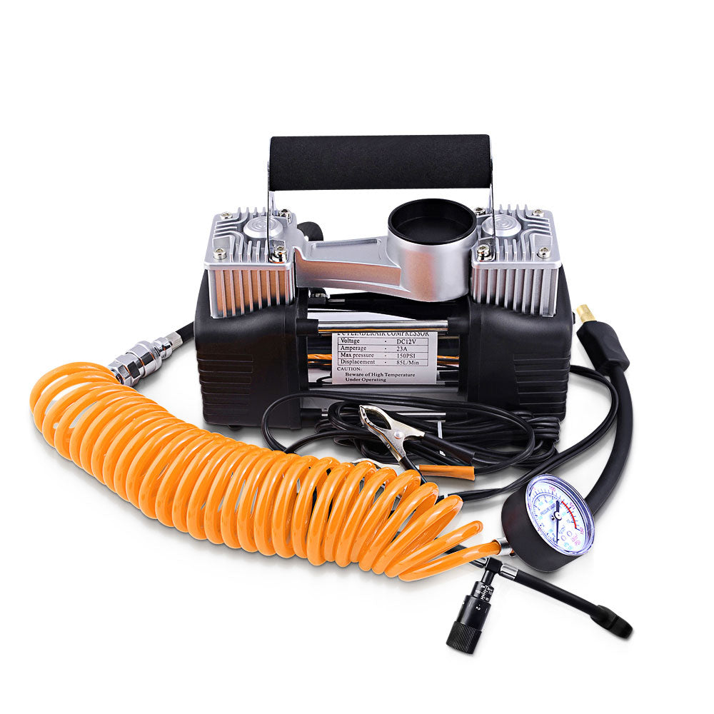 Giantz 12V Portable Air Compressor - SILBERSHELL