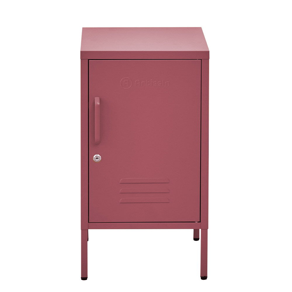 ArtissIn Bedside Table Metal Cabinet - MINI Pink - SILBERSHELL