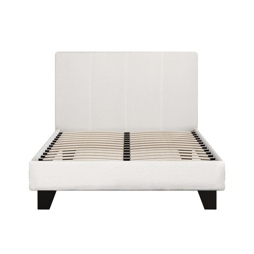 Artiss Bed Frame King Single Size Boucle NEO - SILBERSHELL