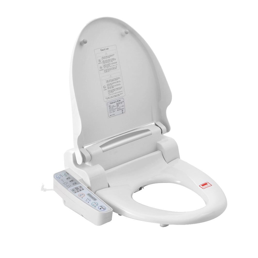Cefito Electric Bidet Toilet Seat Cover Auto Smart Water Wash Dry Panel Control - SILBERSHELL