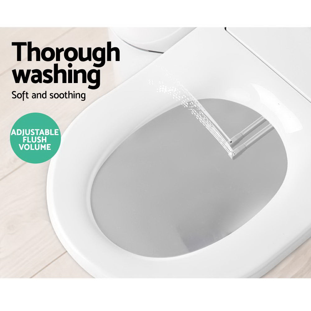 Non Electric Bidet Toilet Seat Bathroom - White - SILBERSHELL