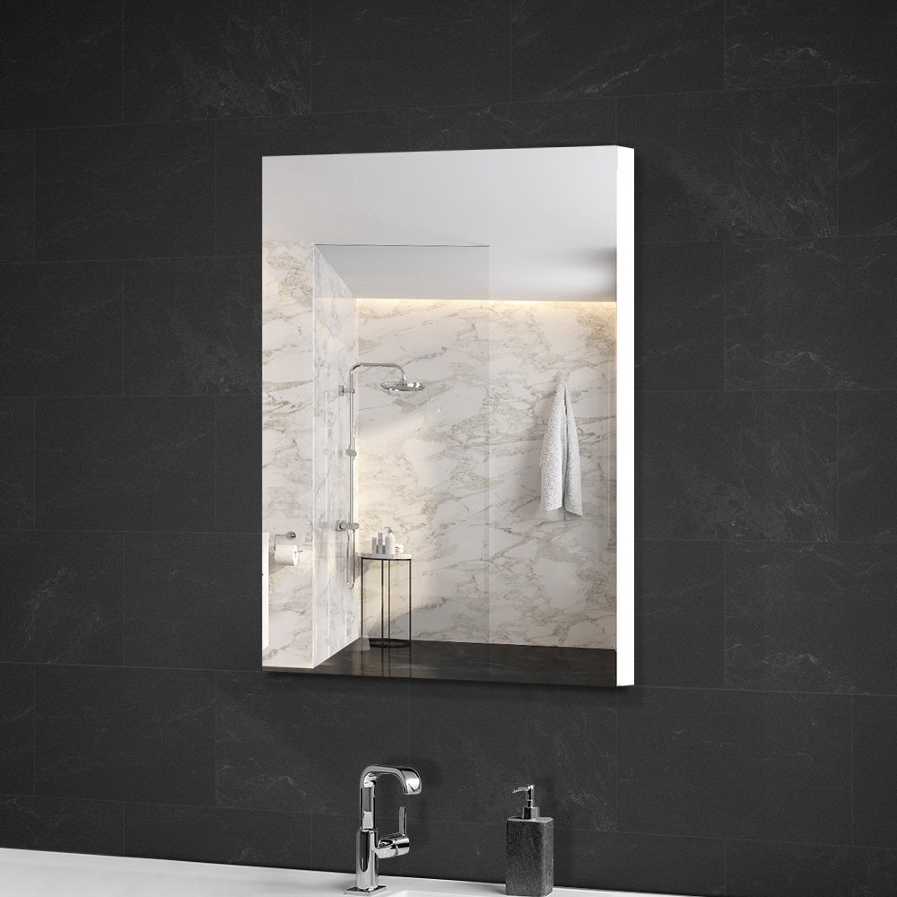 Cefito Bathroom Mirror Cabinet 450x720mm White - SILBERSHELL