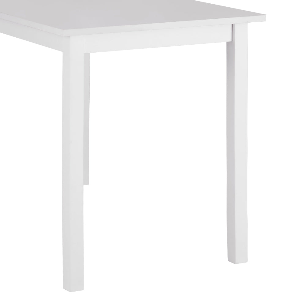 Artiss Dining Chairs and Table Dining Set 4 Cafe Chairs Set Of 5 4 Seater White - SILBERSHELL