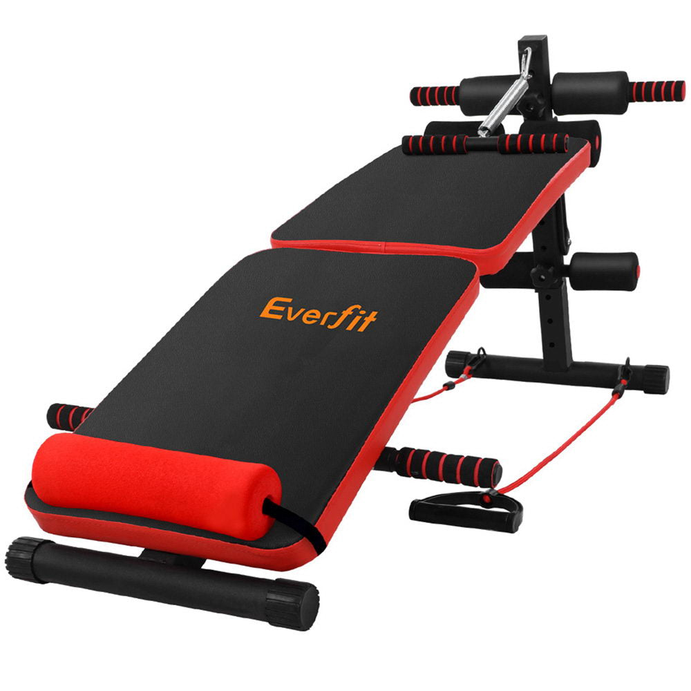 Everfit Weight Bench Sit Up Bench Press Foldable Home Gym Equipment - SILBERSHELL