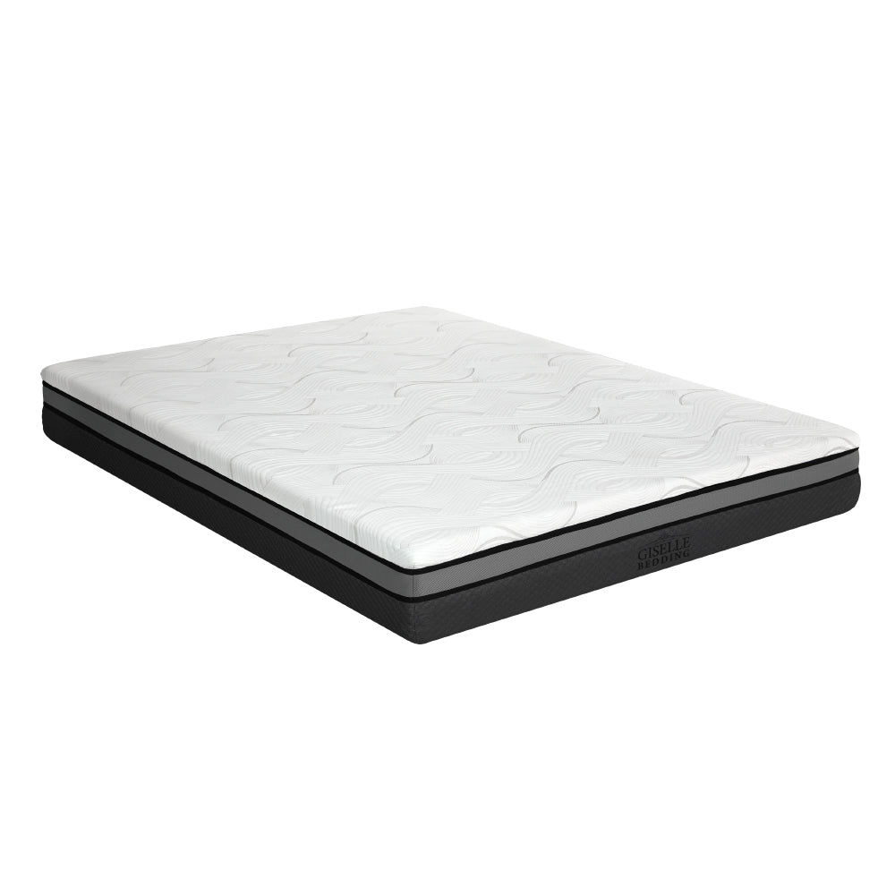 Giselle Bedding Memory Foam Mattress Bed Cool Gel Non Spring Comfort Double 25cm - SILBERSHELL