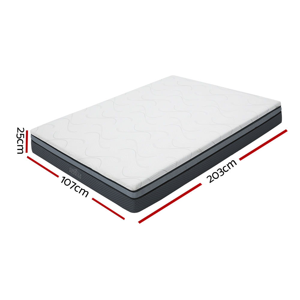 Giselle Bedding Cool Gel Memory Foam Mattress King Single Size - SILBERSHELL