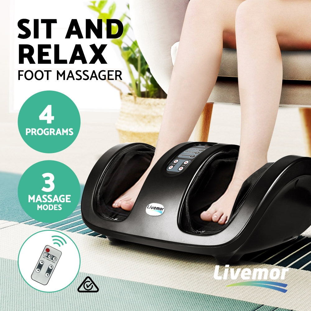 Livemor Foot Massager Black - SILBERSHELL