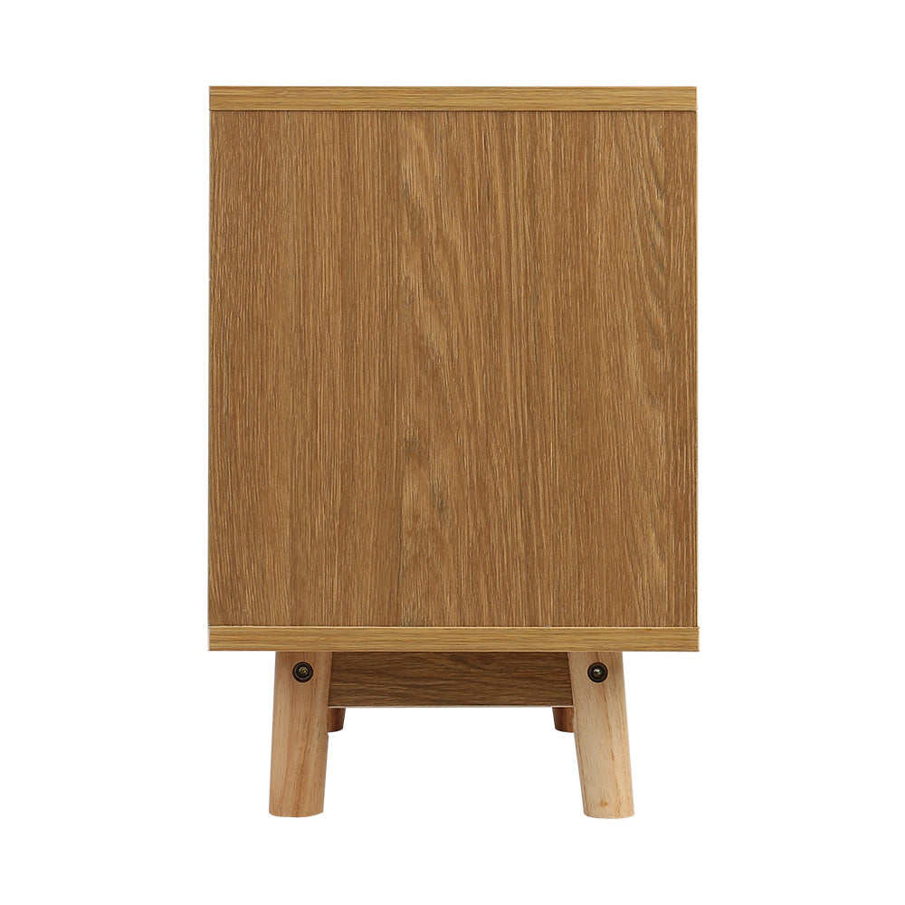 Artiss Wooden Bedside Table - SILBERSHELL