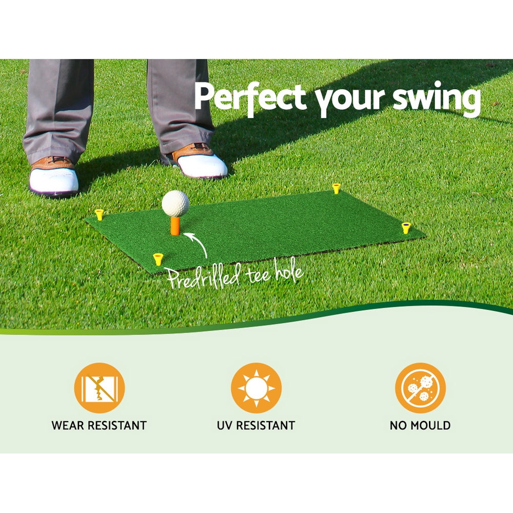 Everfit Golf Hitting Mat Portable Driving&Acirc;&nbsp;Range Practice&Acirc;&nbsp;Training Aid 60x30cm - SILBERSHELL