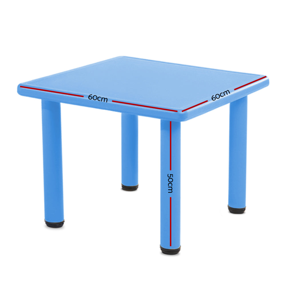 Keezi 60X60CM Kids Children Painting Activity Study Dining Playing Desk Table - SILBERSHELL