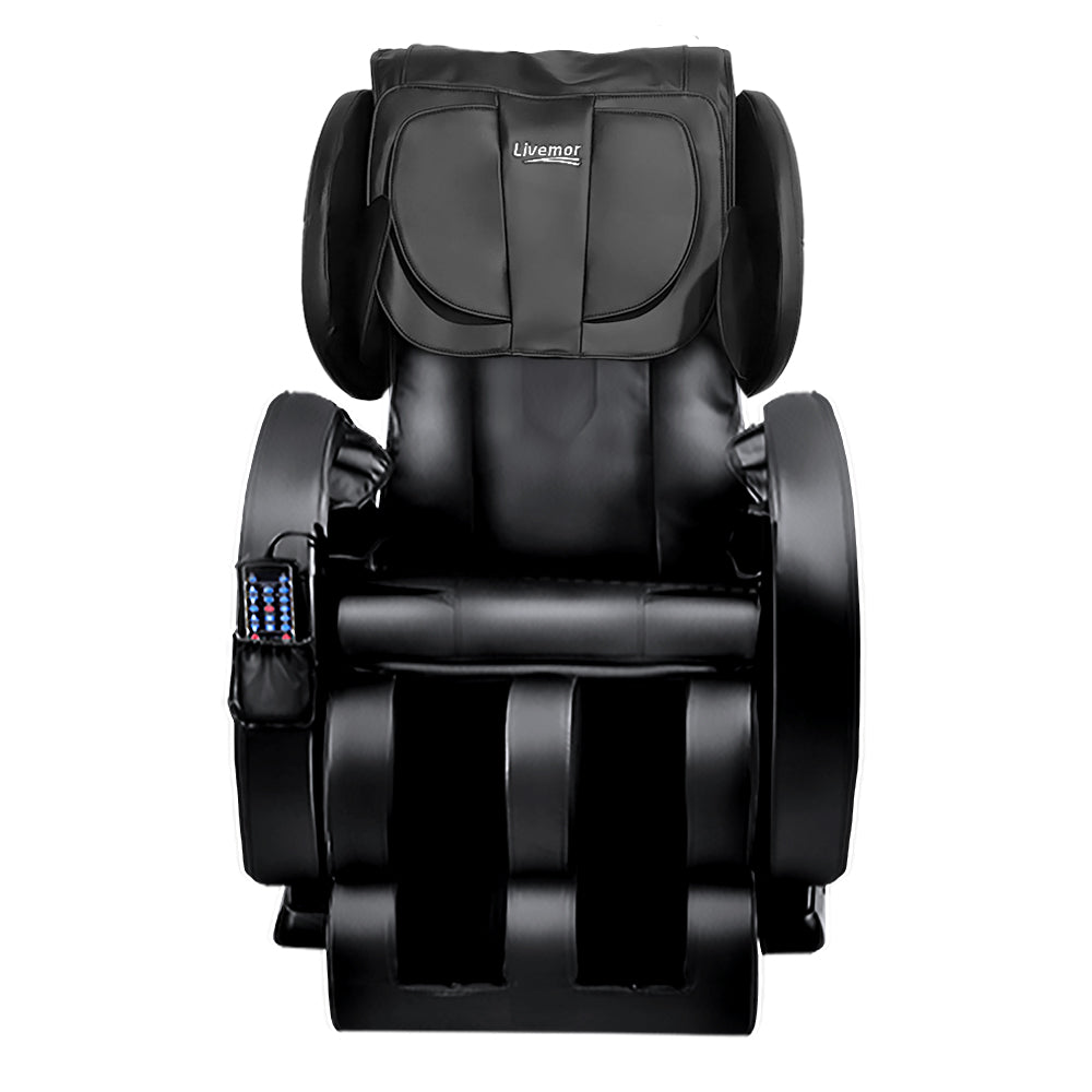 Livemor Electric Massage Chair - Black - SILBERSHELL