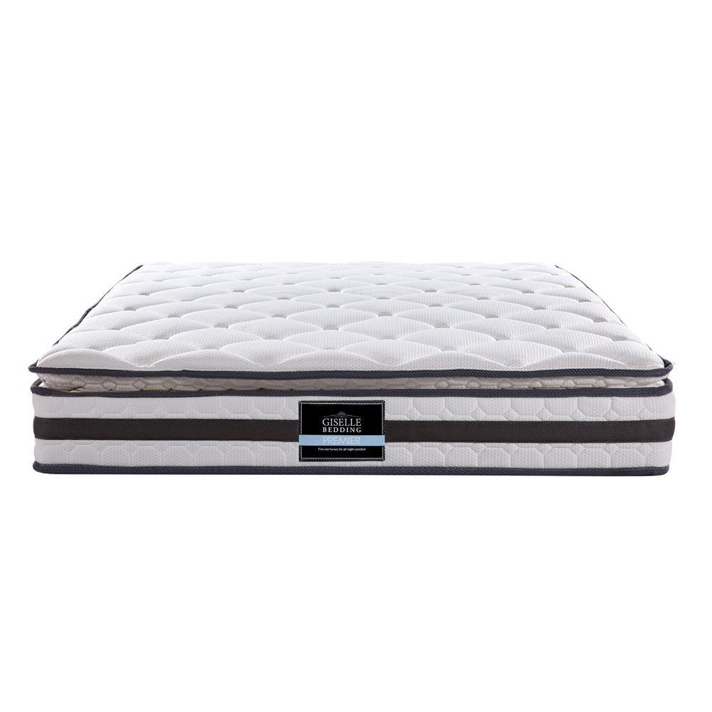 Giselle Bedding 21cm Mattress Pillow Top King - SILBERSHELL