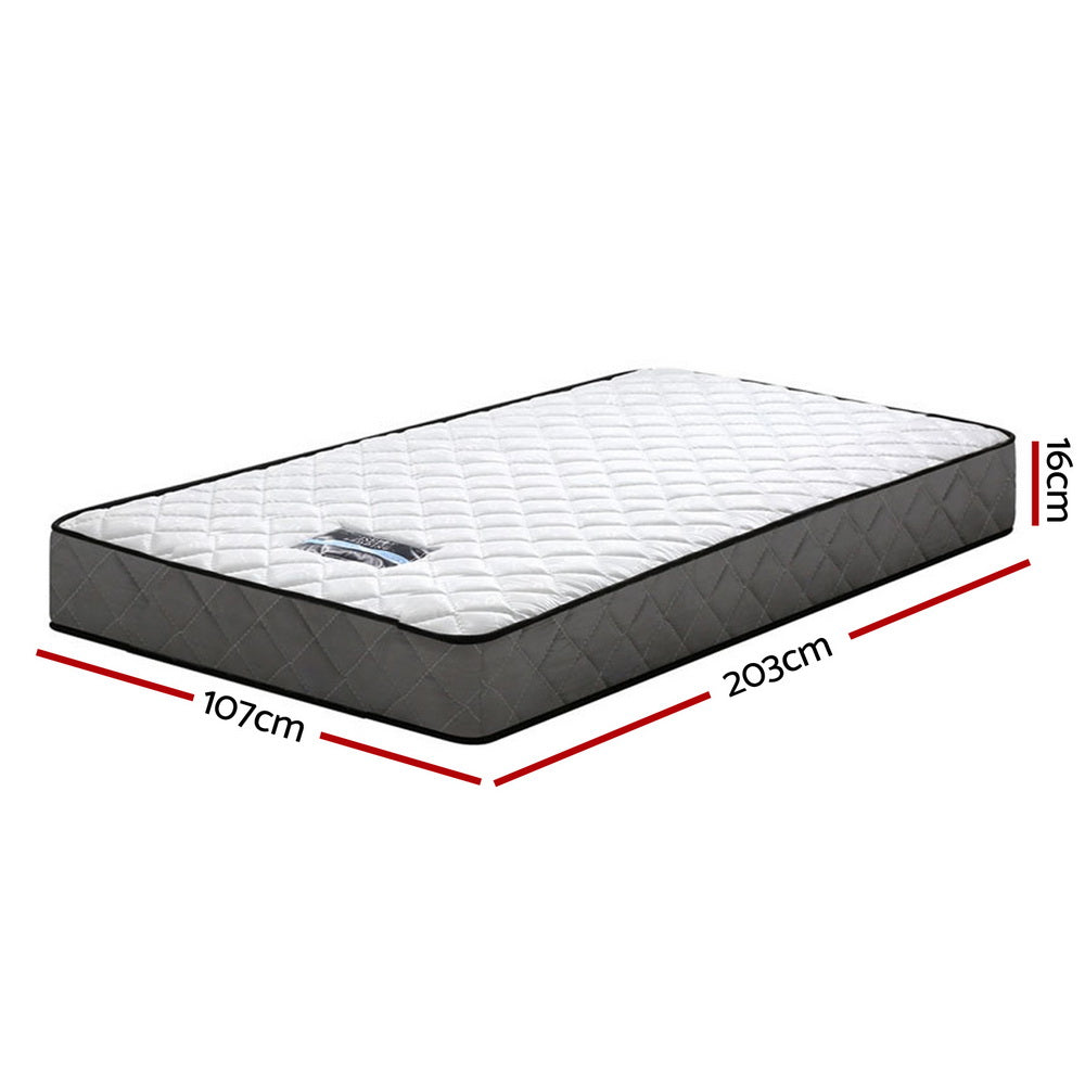 Giselle Bedding 16cm Mattress Tight Top King Single - SILBERSHELL