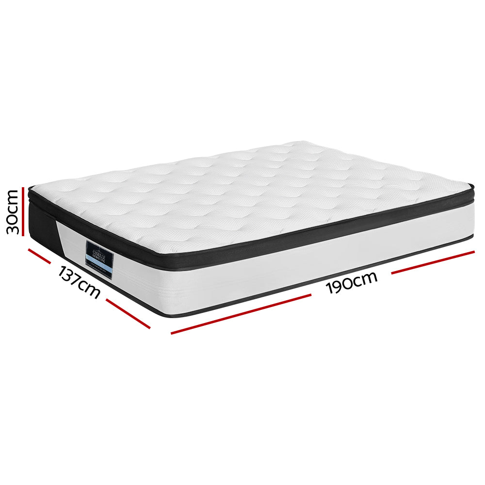 Giselle Bedding 30cm Mattress Euro Top Double - SILBERSHELL