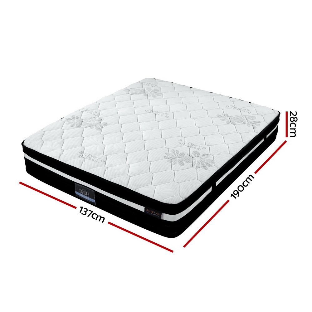 Giselle Bedding 28cm Mattress Super Firm Double - SILBERSHELL