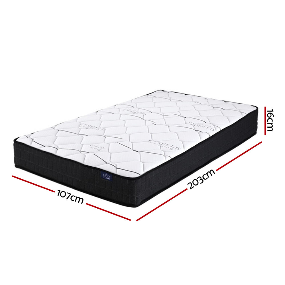 Giselle Bedding 16cm Mattress Medium Firm King Single - SILBERSHELL