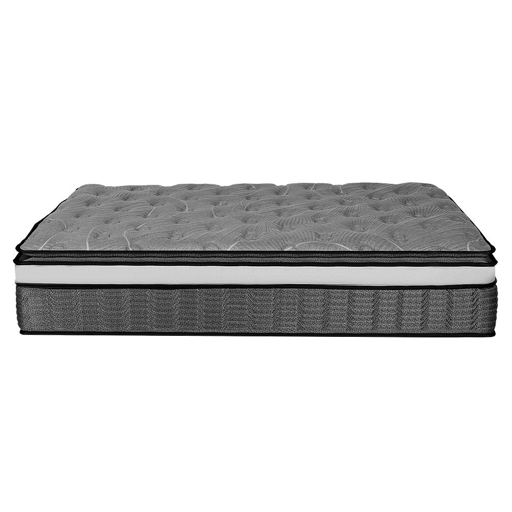 Giselle Bedding 34cm Mattress Double Layer Pocket Spring King - SILBERSHELL