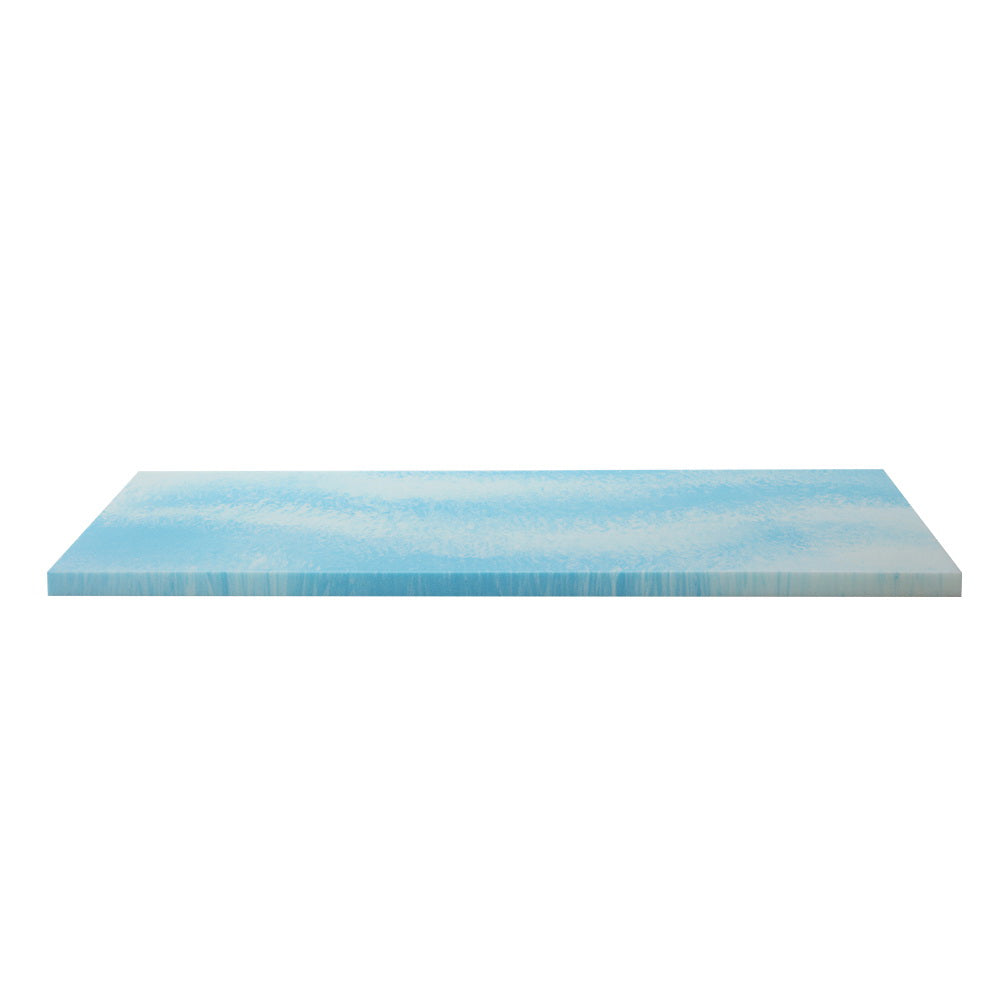 Giselle Cool Gel Memory Foam Topper Mattress Toppers w/ Bamboo Cover 5cm DOUBLE - SILBERSHELL