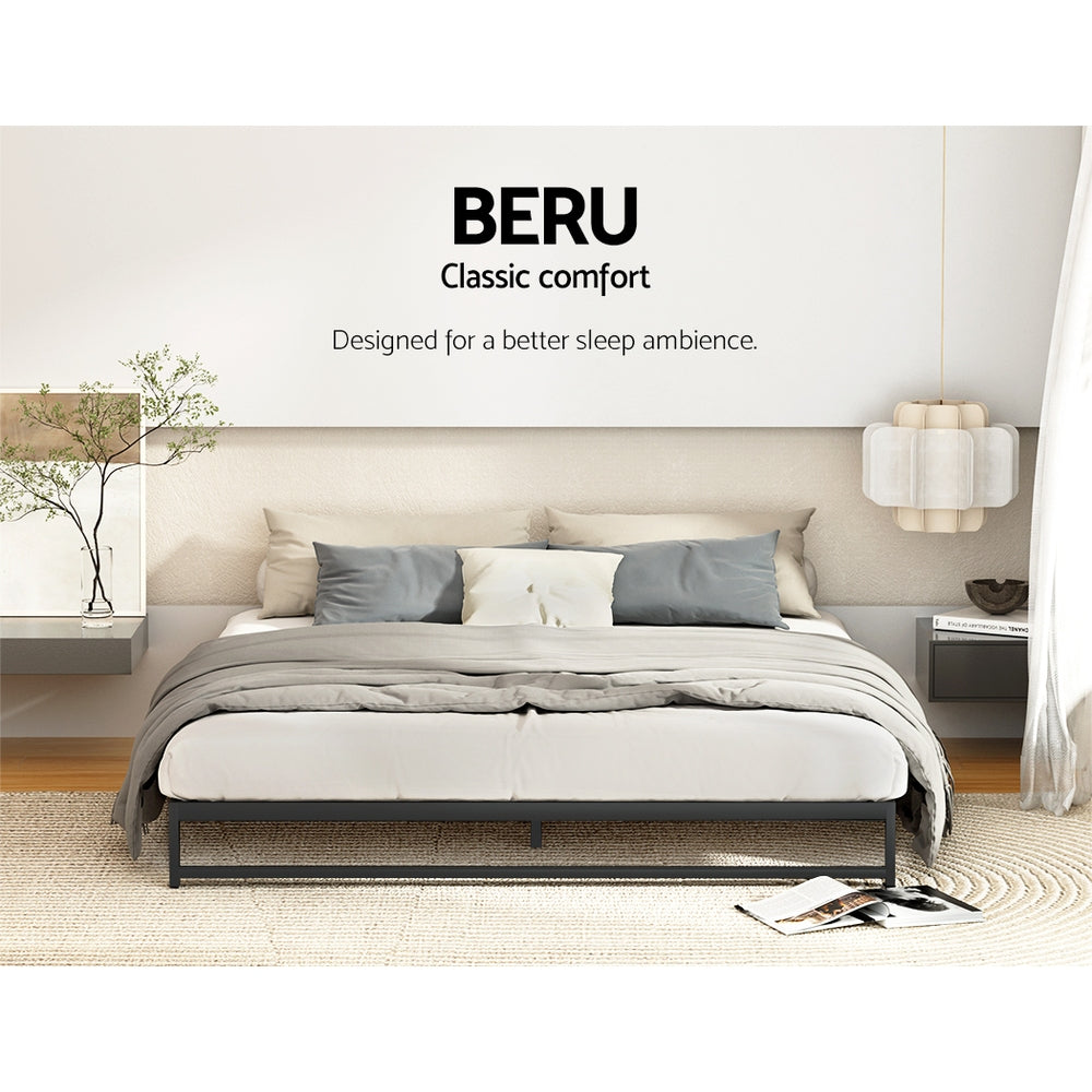 Artiss Bed Frame Double Size Metal BERU - SILBERSHELL