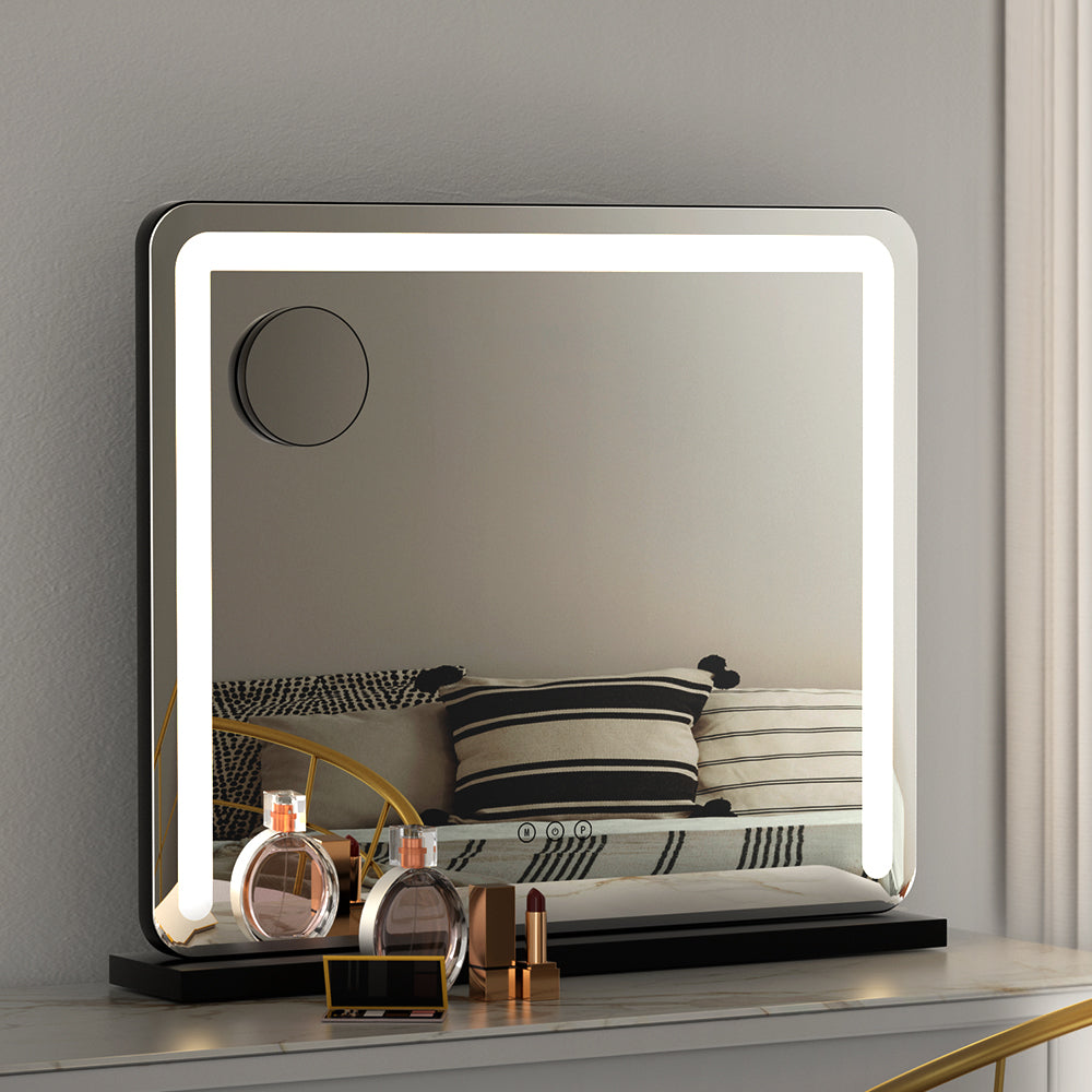 Embellir Makeup Mirror With Light Hollywood Vanity LED Tabletop Mirrors 50X60CM - SILBERSHELL