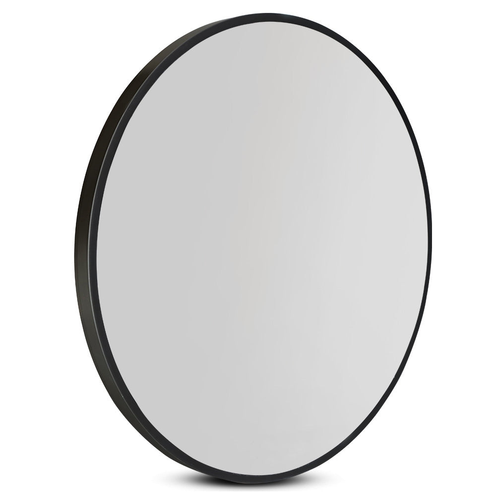 Embellir 80cm Wall Mirror Bathroom Round Makeup Mirror - SILBERSHELL