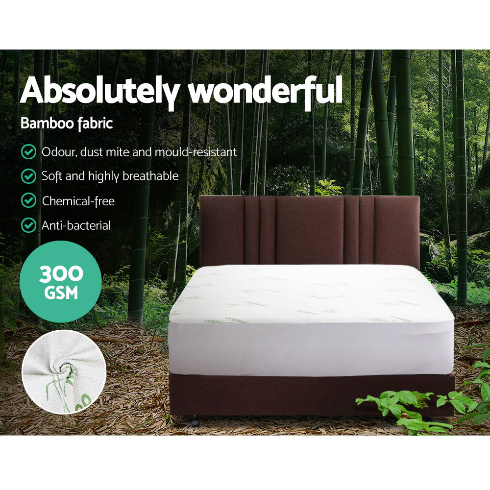 Giselle Bedding Giselle Bedding Bamboo Mattress Protector Single - SILBERSHELL