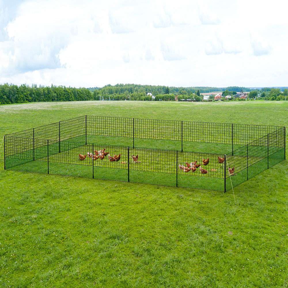 i.Pet Poultry Chicken Fence Netting Electric wire Ducks Goose Coop 50Mx125CM - SILBERSHELL