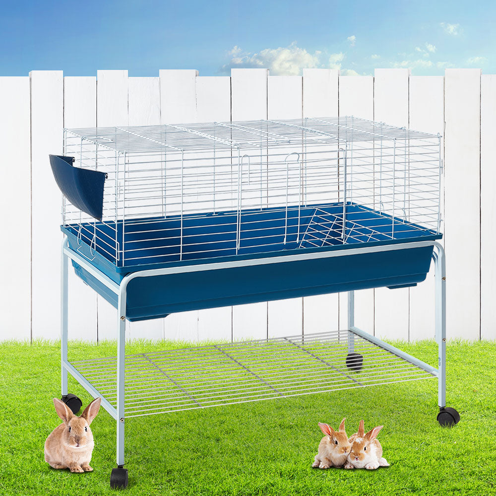 i.Pet Rabbit Cage 100cm Hamster Bunny Guinea Pig - SILBERSHELL