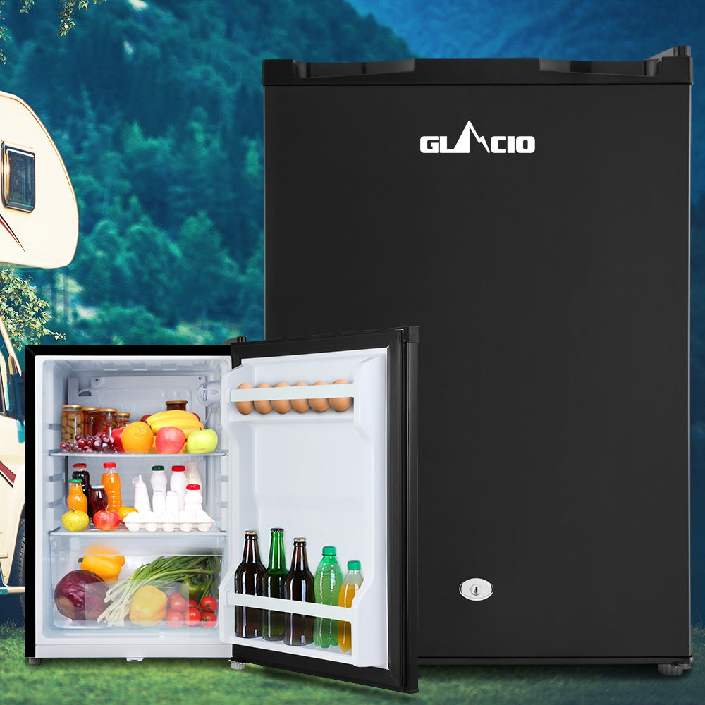 Glacio Camping 80L Portable Fridge Cooler Upright 12V/24V/240V Caravan - SILBERSHELL