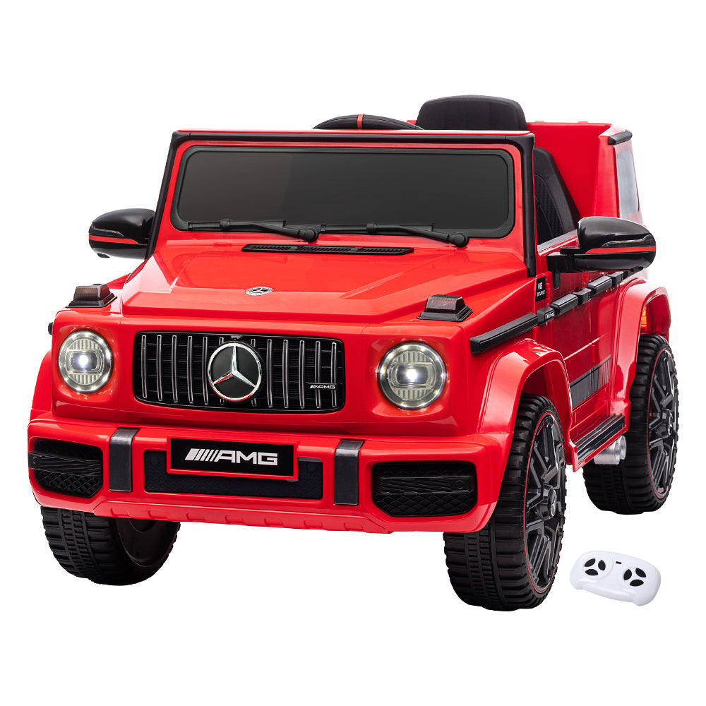 Kids Ride On Car Electric Mercedes-Benz Licensed Toys 12V Battery Red Cars AMG63 - SILBERSHELL