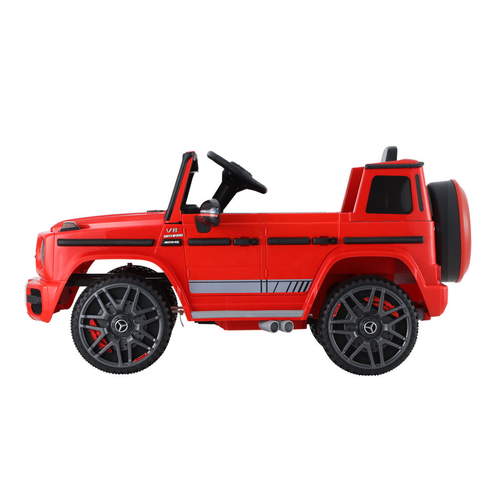 Kids Ride On Car Electric Mercedes-Benz Licensed Toys 12V Battery Red Cars AMG63 - SILBERSHELL