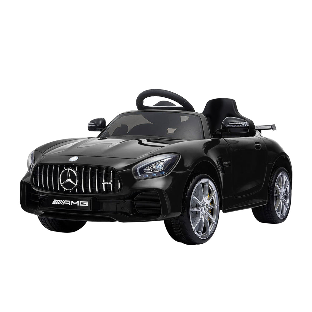 Kids Ride On Car MercedesBenz AMG GT R Electric Black - SILBERSHELL